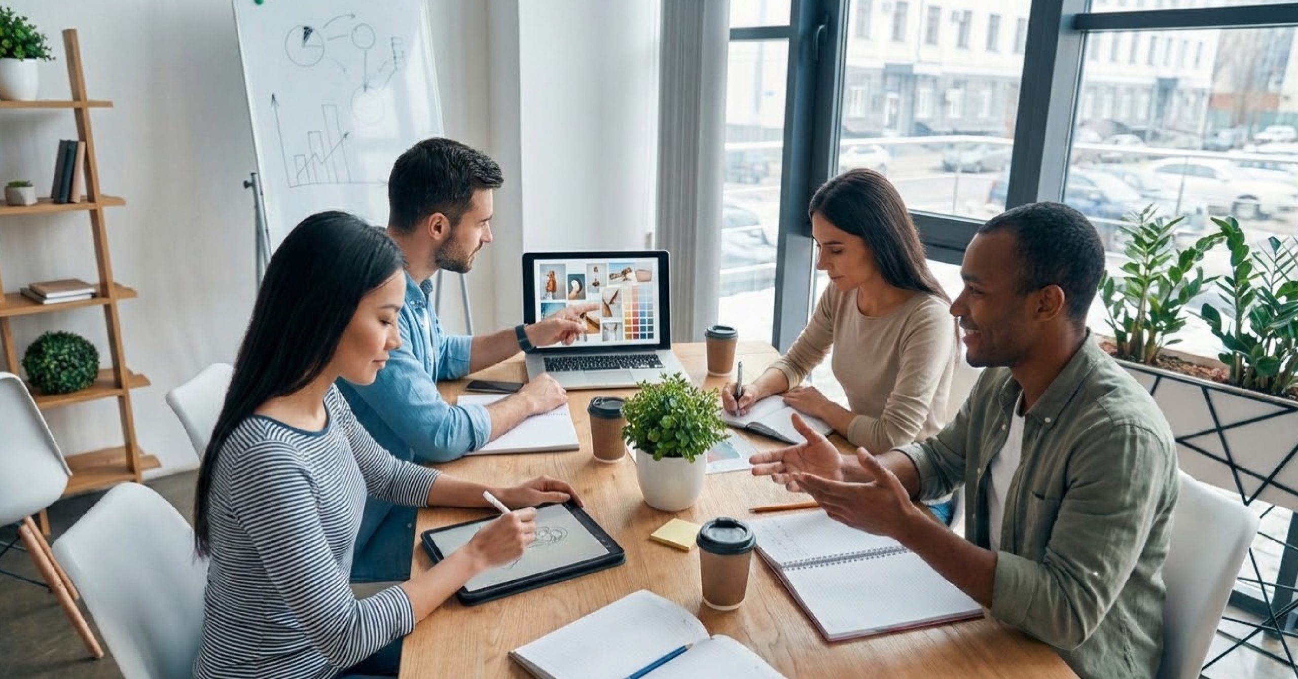 creative team workshop at a creative agency in Dubai